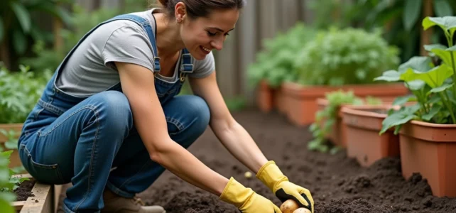 Astuces pour réussir la récolte de pommes de terre sur une petite surface
